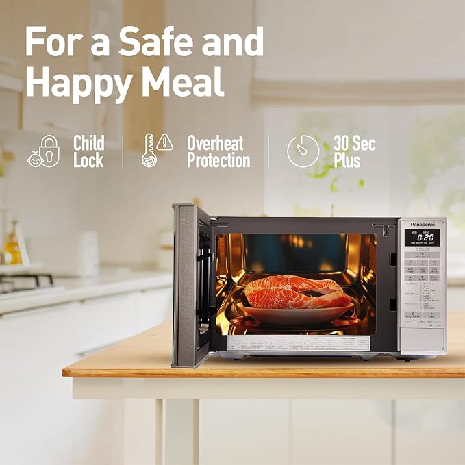 Panasonic Solo Microwave Oven , 20 Liter 800 Watt , White - NNST26SMKE