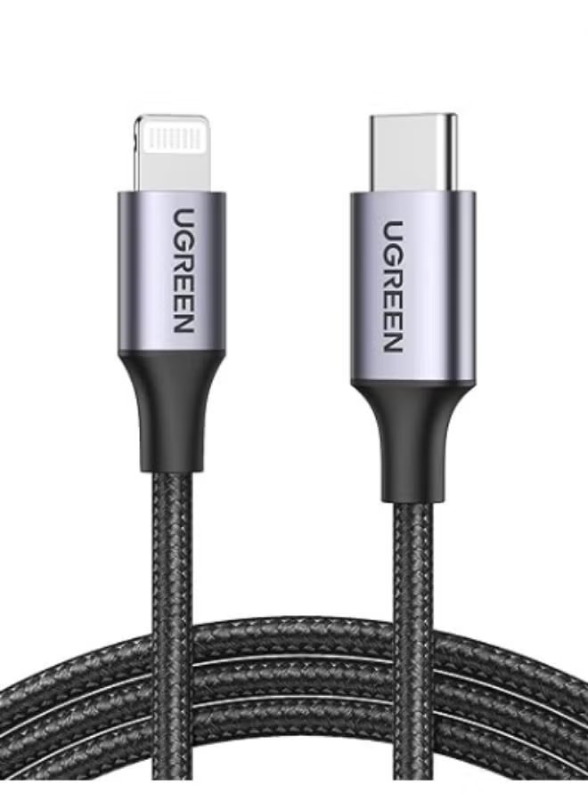 Ugreen US304 Lightning Charging Cable 1 Meter Gray - 60759
