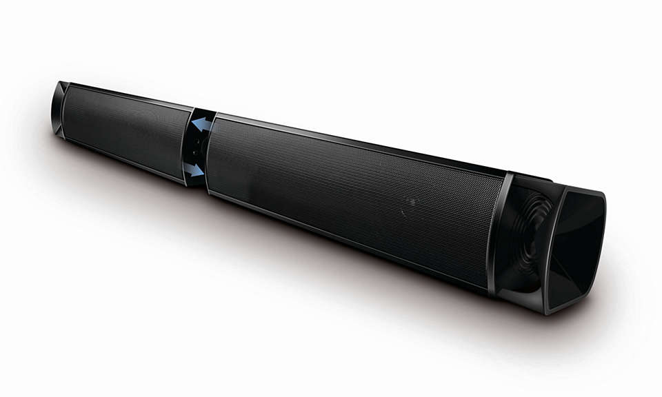 مسرح منزلي فيليبس ، عدد 3 وحدة ، اسود - MMS2160B