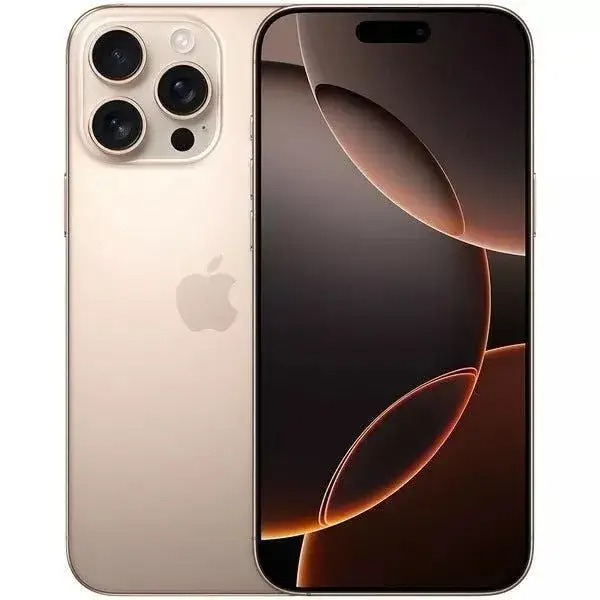 Apple iPhone 16 Pro Max ,128 GB ,8 GB ,5G ,Single SIM - Desert Titanium
