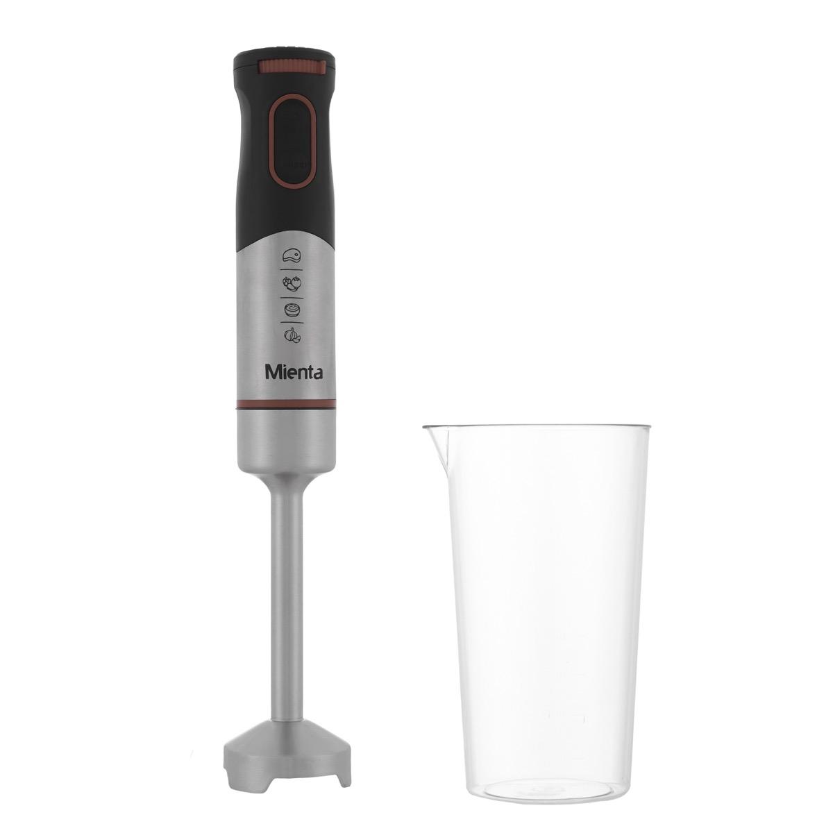 Mienta Essentials Hand Blender 1000 Watt Silver Black - HB11938A