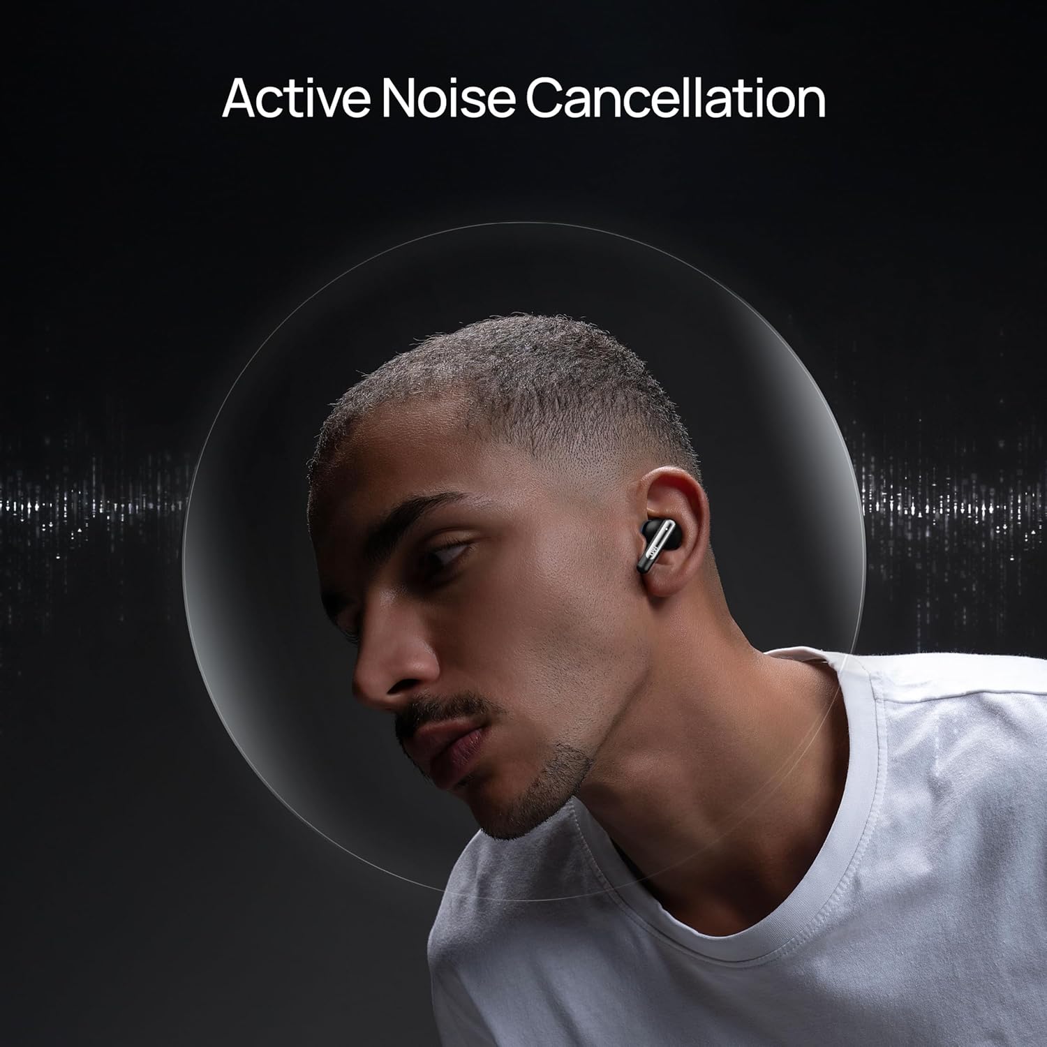 HMD DUB P60 Earbuds , with Active Noise Cancellation , Black