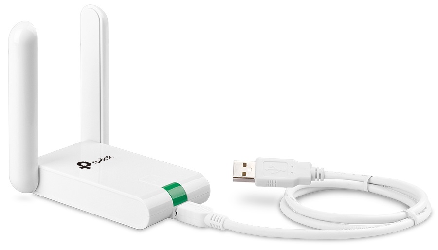 محول USB لاسلكي تي بي لينك هاي جرين ،ميني USB 2 ،ابيض - TL-WN822N