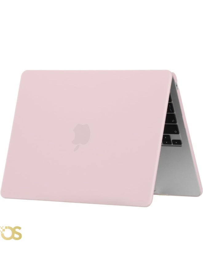 Generic Matte Hard Shell Case with Screen Protector for MacBook Air 13.3-inch (models A1932, A2179, A2337) , Apple Pink