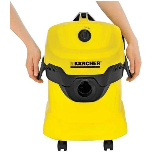 Karcher WD 4 Wet and Dry Drum Vacuum Cleaner , Black Yellow
