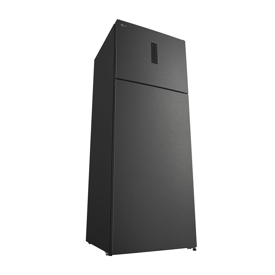 LG NoFrost Top Freezer Refrigerator , 450 Liter Inverter Motor , Black - GTF452SSAN