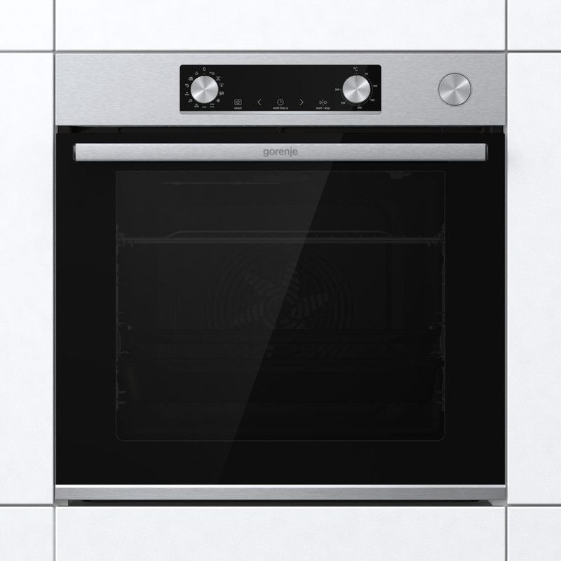 Gorenje Built-in Oven with Grill 77 Liter , Black Stainless Steel - BSA6737E15X