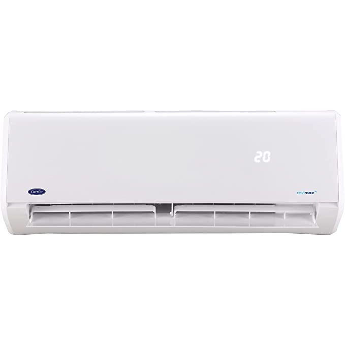 Carrier Optimax Pro Split Air Conditioner ,1.5 horsepower Cooling and Heating ,White - QHCT12N-708F