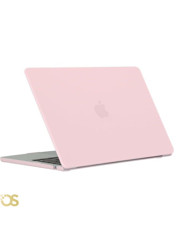 Generic Matte Hard Shell Case with Screen Protector for MacBook Air 13.3-inch (models A1932, A2179, A2337) , Apple Pink