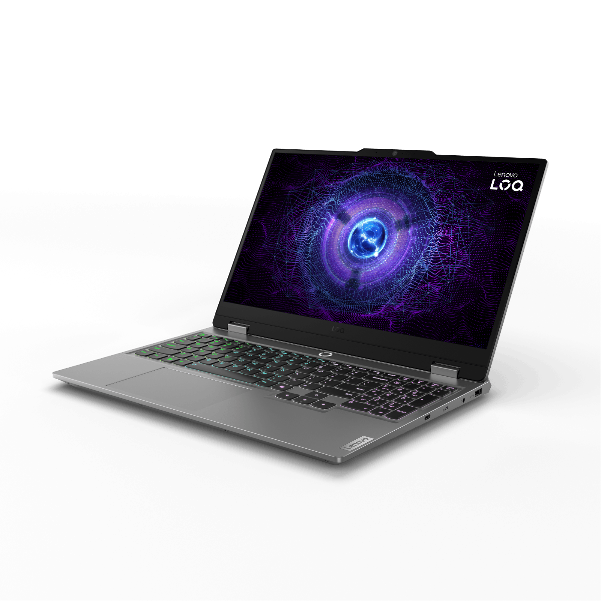 لاب توب لينوفو LOQ 15IAX9 - 83GS008NED ، معالج انتل كور i5-12450HX 15.6 بوصة ، هارد 512 جيجا بايت SSD ، رام 8 جيجا بايت ، كارت شاشة انفيديا جي فورس RTX 2050 ،فري دوس - رمادي لونا