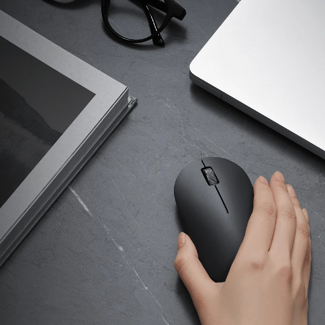 Xiaomi Lite 2 Wireless Mouse , Black - XMWXSB02YM