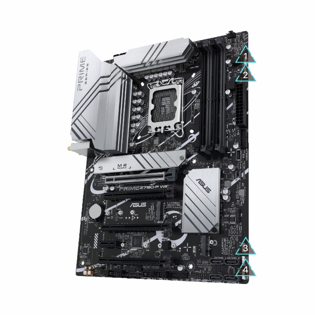 ماذر بورد اسوس برايم Z790-P واي فاي ، انتل - اسود
