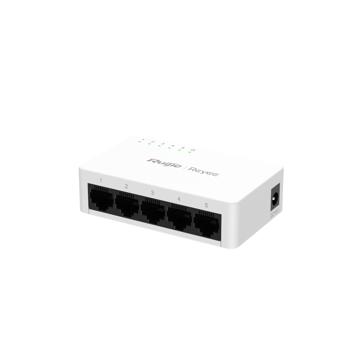 Ruijie Reyee Plastic Casing Non-PoE Switch , 5 Ports , White - RG-ES05G-L