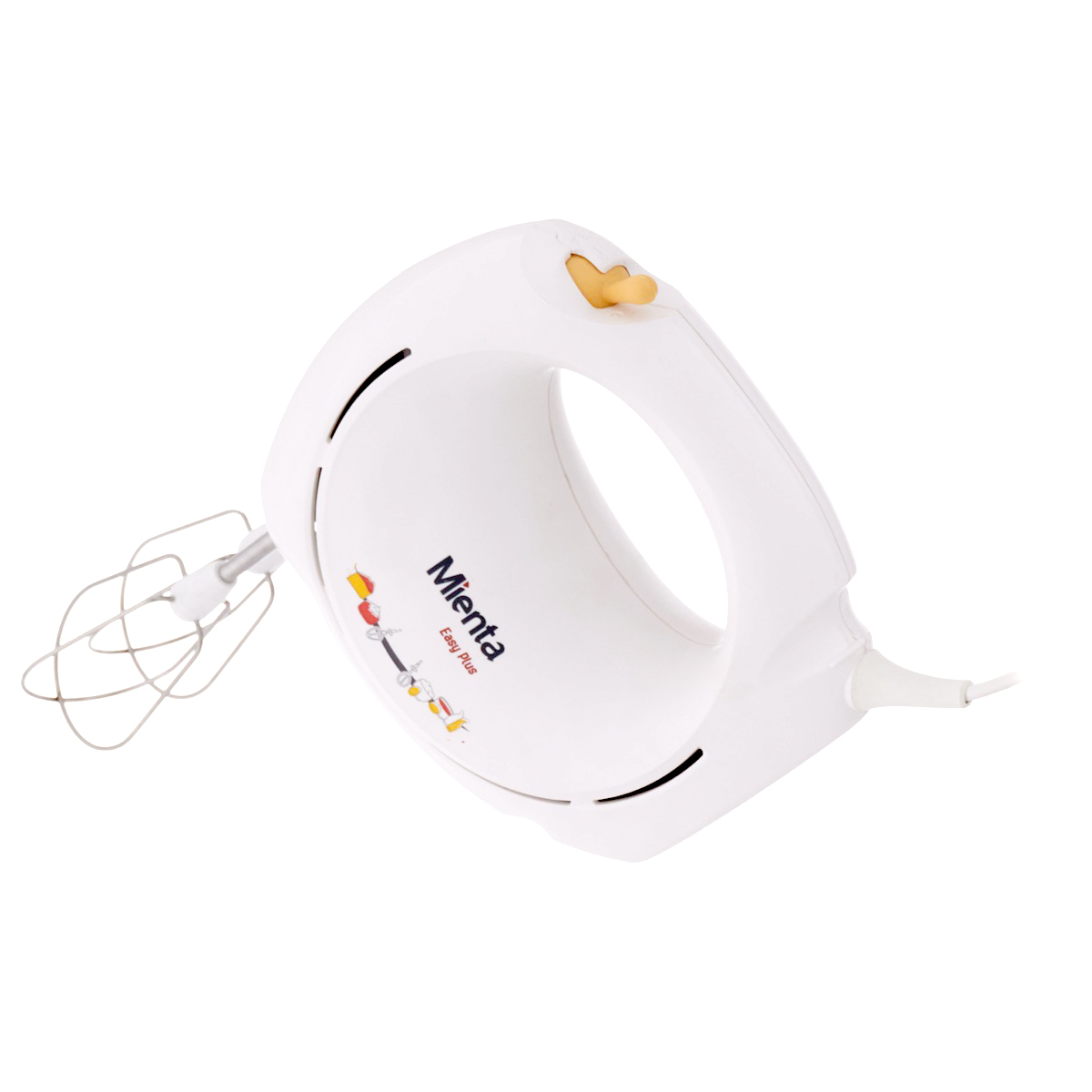Mienta Hand Mixer 200 Watt White - BT-BM1