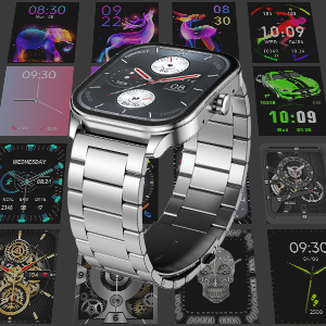 Amazfit POP 3S Smart Watch , 1.96 Inch Black