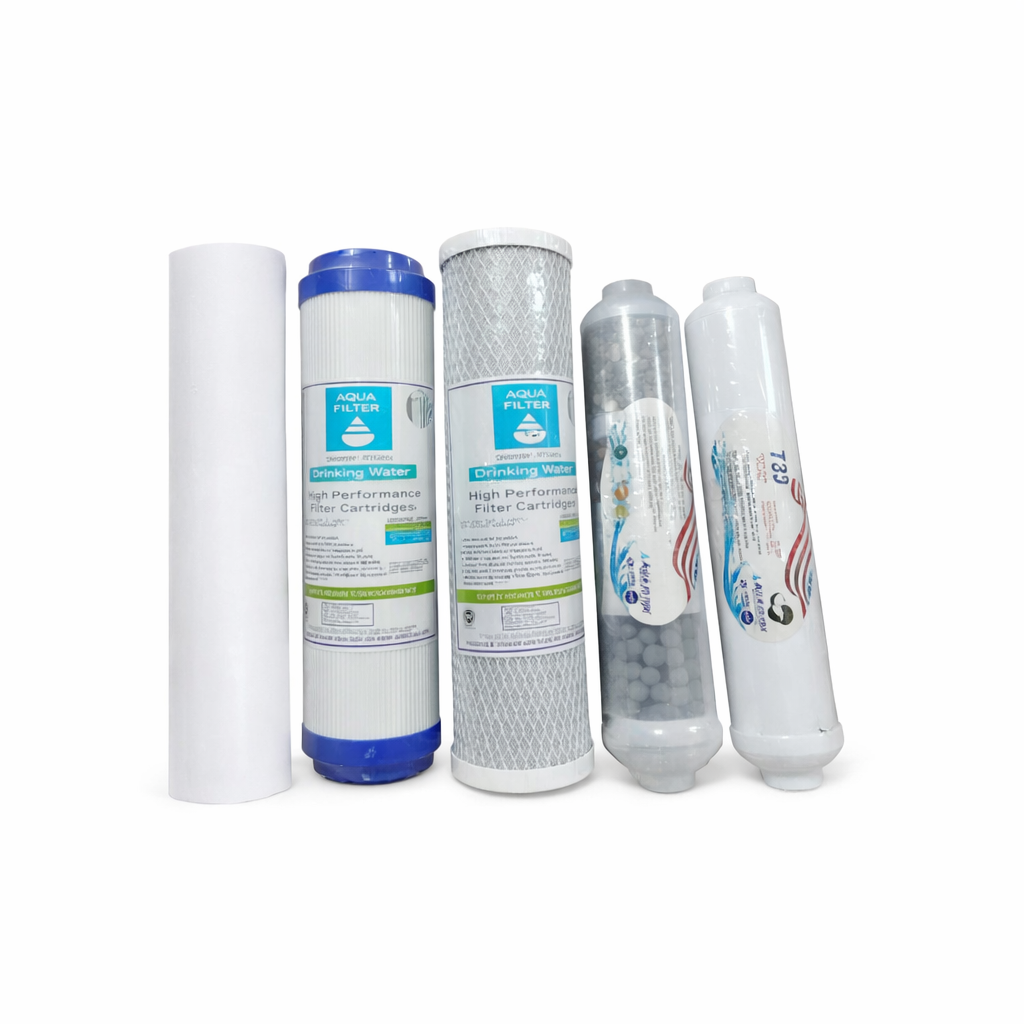 Aqua Water Filter Cartridges , 5 Cartridges White
