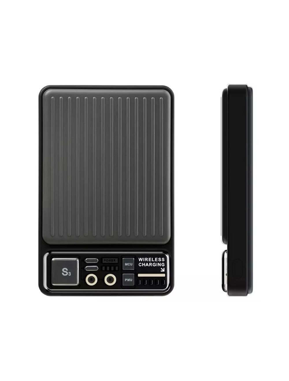 Devia Extreme Speed Series Wirless Magnetic Wireless Power Bank , 10000 mAh 2 Ports , Dark Grey , MP55GP