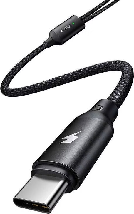 Mcdodo Multi Ports 2-in-1 Charging Cable with Apple Watch Charger 1.2 Meter Black - CA-2200