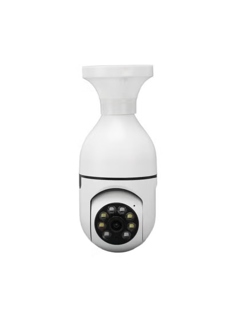 Generic Smart Bulb Security Camera , White - E27