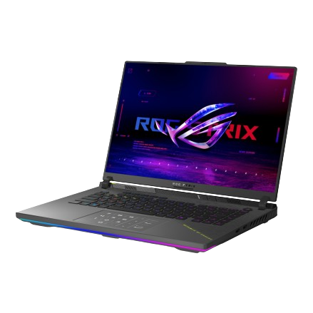 لاب توب اسوس روج ستريكس G16 - G614FR-G4032W ، معالج ايه ام دي رايزن 9 9955HX 16 بوصة ، هارد 1 تيرا بايت SSD ، رام 32 جيجا بايت ، كارت شاشة انفيديا جي فورس RTX 5070 TI ،ويندوز 11 - اخضر فولت