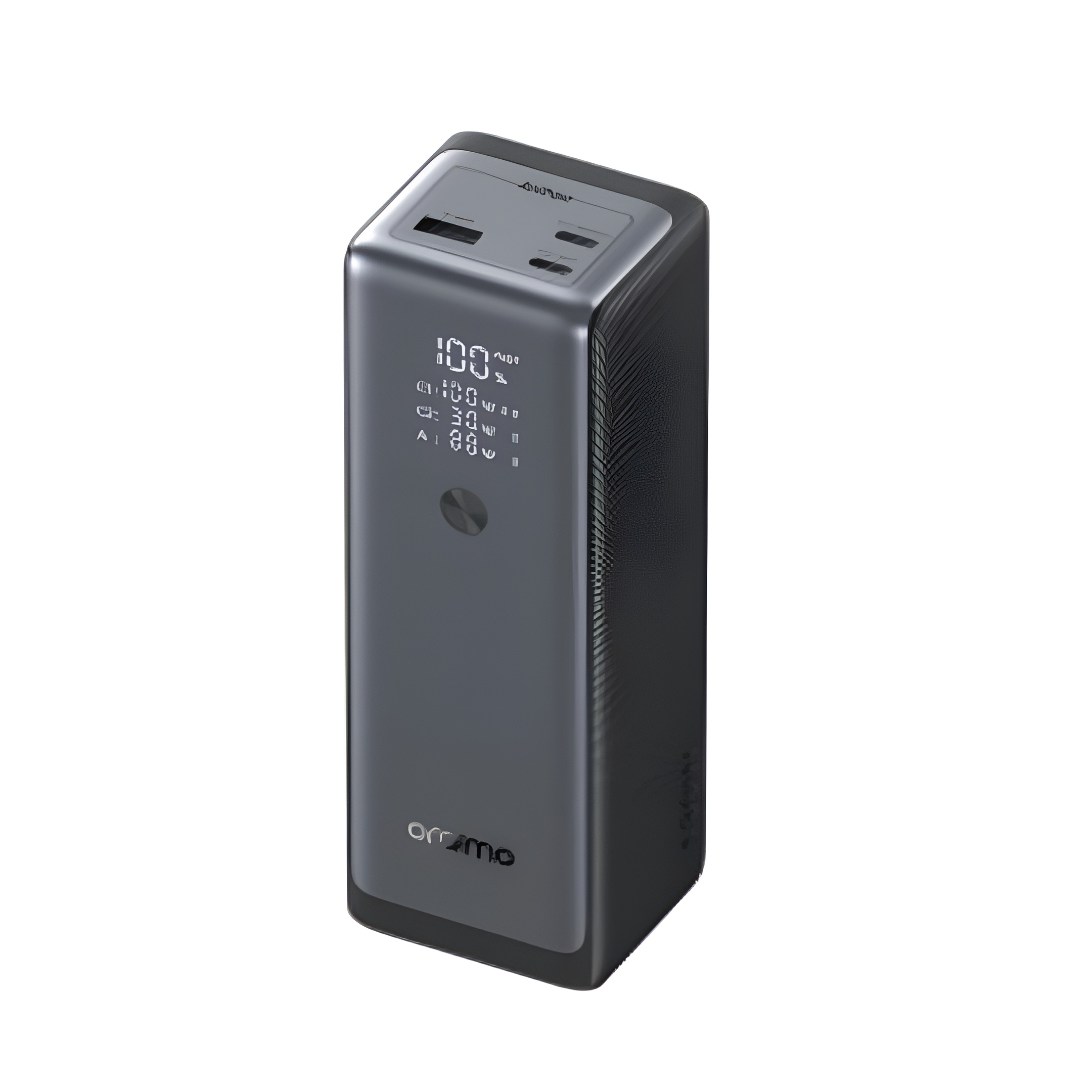 باور بانك سلكي اورايمو ، سعة 27600 مللي امبير ، عدد 3 منفذ ، اسود - OPB-727SQ