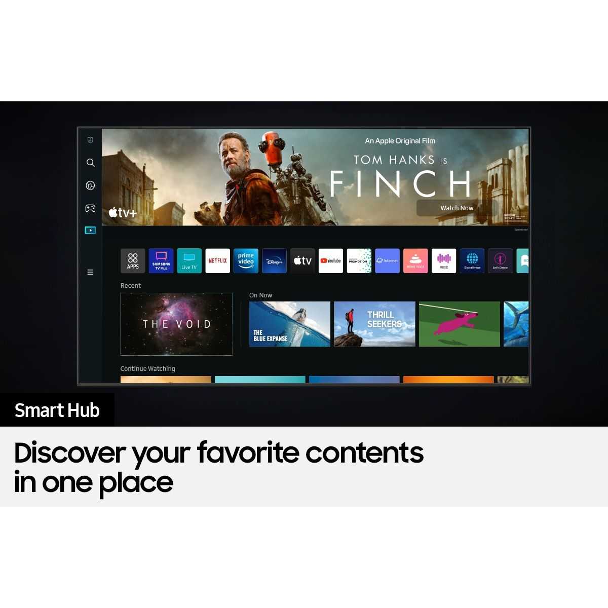 شاشة تلفزيون سمارت سامسونج ، مقاس 85 بوصة ، ليد ، دقة 4K UHD ، بريسيفر داخلي