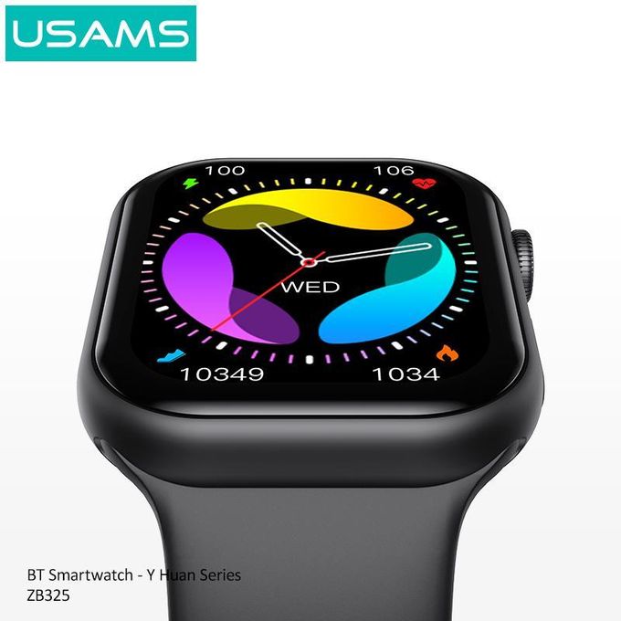 Usams Y-Huan Series Smart Watch , 2.01 Inch Black - ZB325