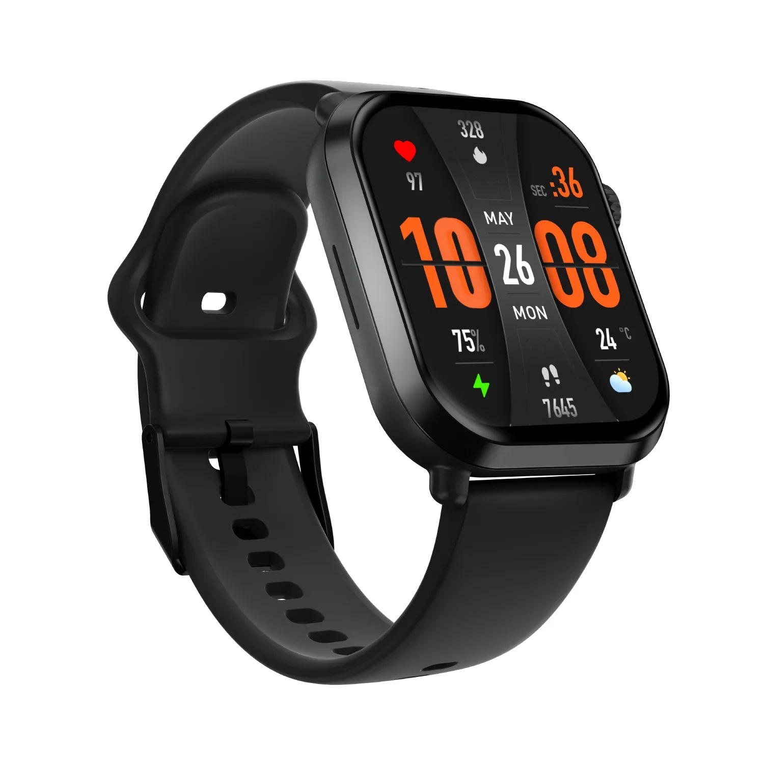 Weofly Power 2 Smart Watch , 1.85 Inch Black