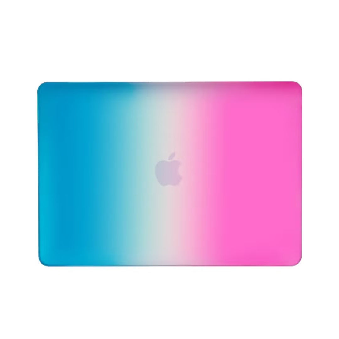 Generic Hard Shell Laptop Case for Macbook Air 15-Inch , Pink Aqua Blue