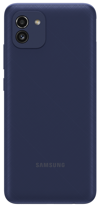 Samsung Galaxy A03 , 128 GB , 4 GB , 4G LTE , Dual-SIM - Blue