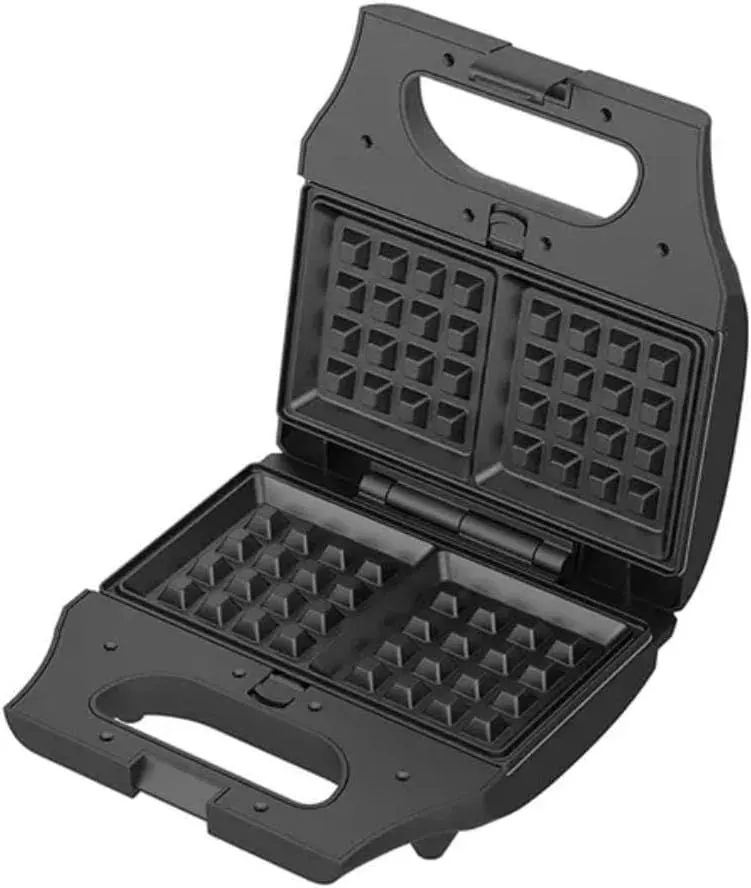 Raf Sandwich, Grill and Waffle Maker 800 Watt Black - R.551