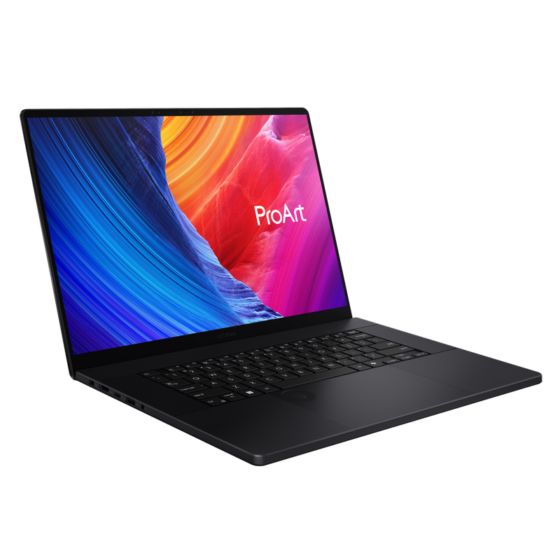 لاب توب اسوس برو ارت P16 - برو ارت P16 H7606WP-ME021X ، معالج ايه ام دي رايزن AI 9 HX 370 16 بوصة ، هارد 2 تيرا بايت SSD ، رام 64 جيجا بايت ، كارت شاشة انفيديا جي فورس RTX 5070 ،ويندوز 11 - اسود نانو
