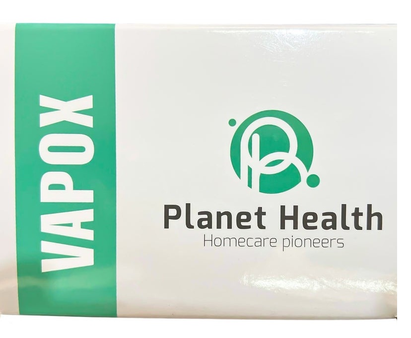 Planet Health Vapox USB Lightning adapter, and USB-C Portable Nebulizer , White