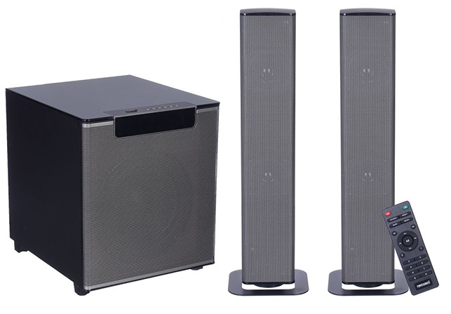 Mediatech Home Theater , 3 Units , Black Grey - MT-737
