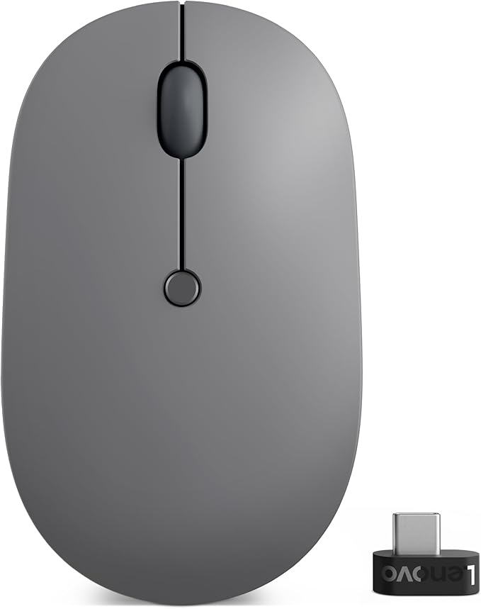 ماوس لاسلكي لينوفو جو ، رمادي - GY51C21210