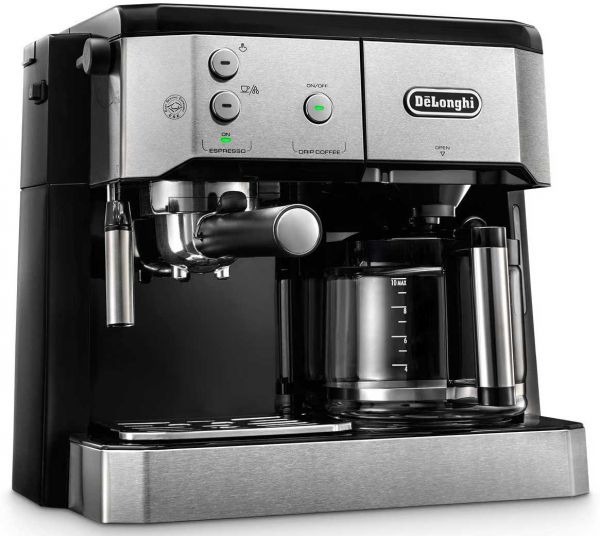 Delonghi Coffee Machine , 10 cups 10 Cups 1750 Watt , Black Silver - BCO421.S