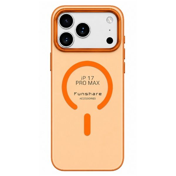 Lanex Back Cover foriPhone 17 Pro Max ,Orange - LB44