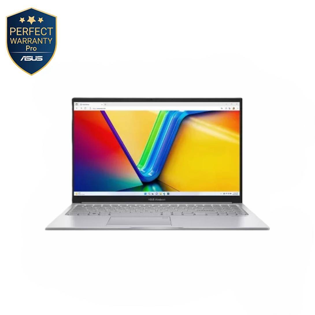 Asus Vivobook 15 X1504VA-BQ4615W Laptop ,Intel Core 5 120U 15.6 Inch ,512 GB SSD ,8 GB ,Intel Graphics ,Windows 11 - Cool Silver