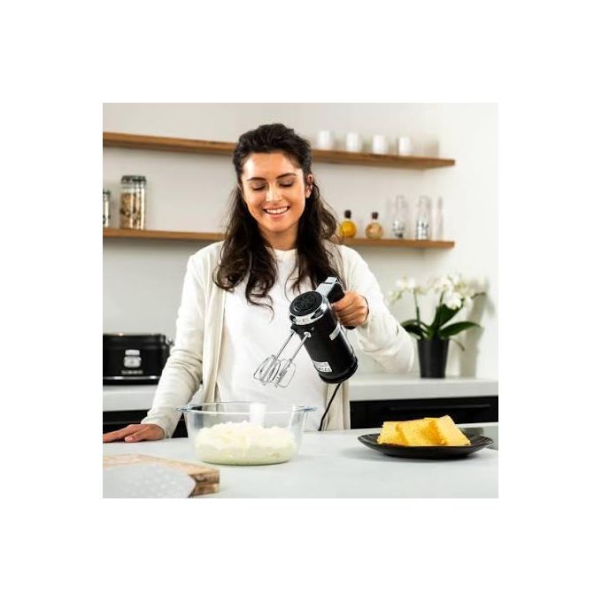 Westinghouse Hand Mixer with Base 350 Watt Black - WKHM250