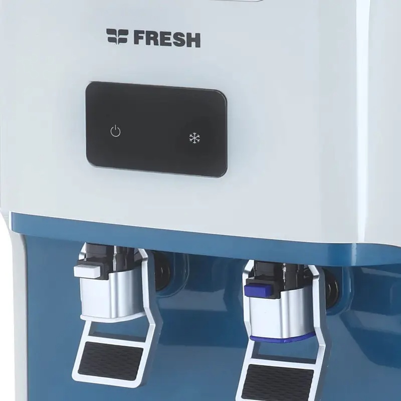 Fresh Warm and Cold Top Loading Water Dispenser , Digital Display , 2 Tabs Light Grey - FW17VFEG