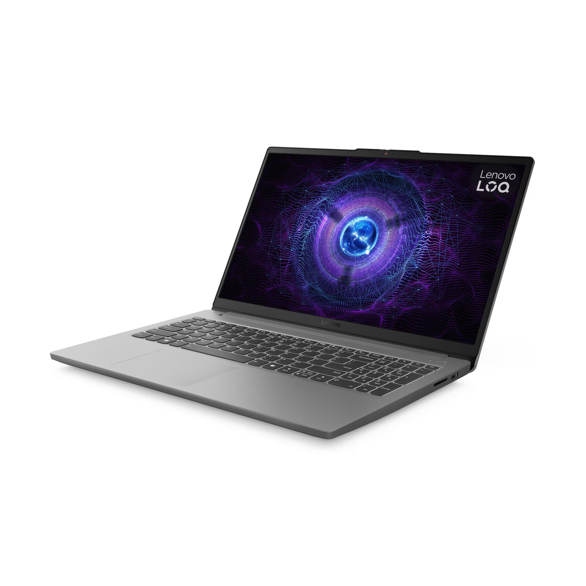 لاب توب جيمنج لينوفو لينوفو LOQ اسينشال 15IAX9E - 83LK003TPS ، معالج انتل كور i7-12650HX 15.6 بوصة ، هارد 512 جيجا بايت SSD ، رام 16 جيجا بايت ، كارت شاشة انفيديا جي فورس RTX 4050 ،فري دوس - رمادي لونا
