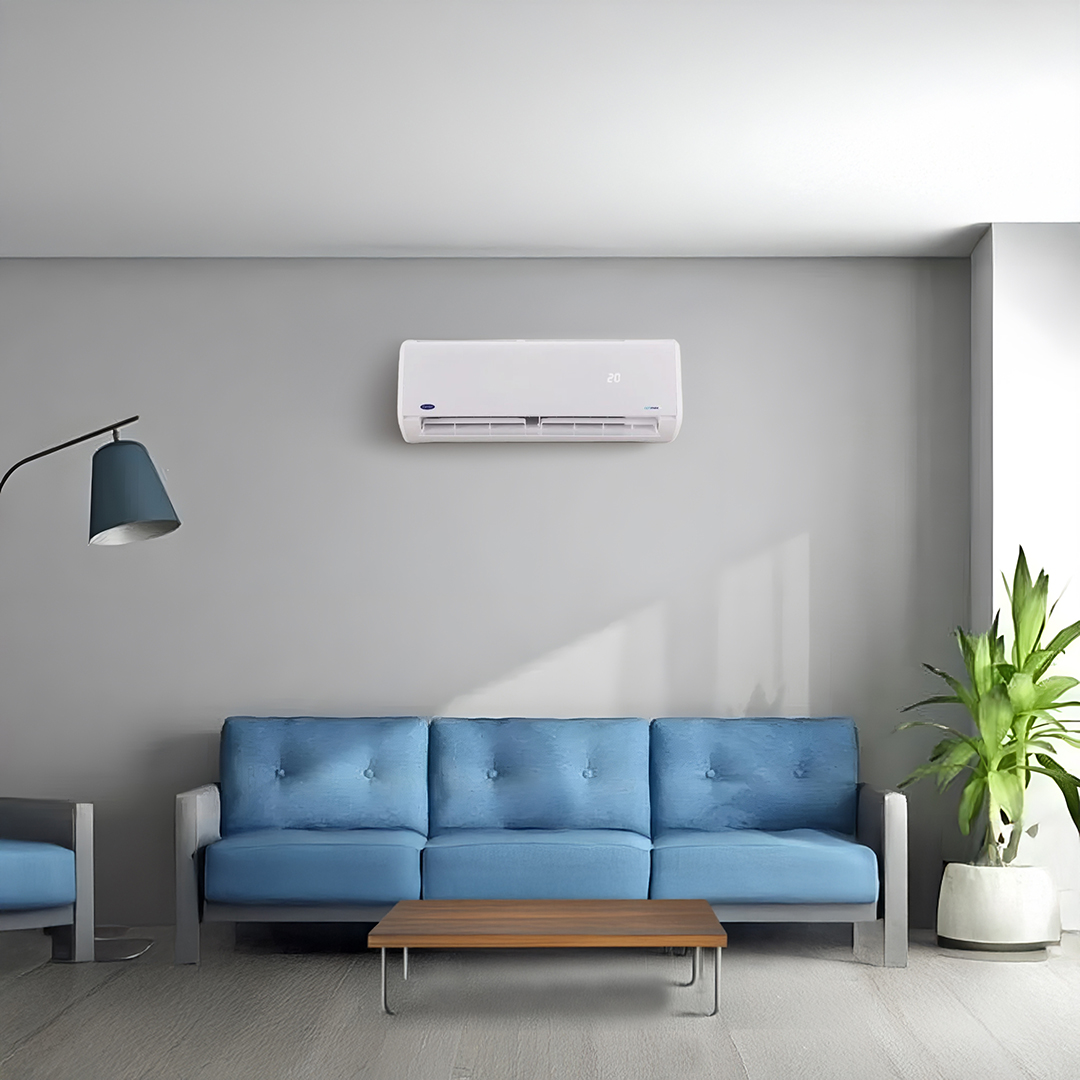 Carrier Optimax Pro Split Air Conditioner ,1.5 horsepower Cooling and Heating ,White - QHCT12N-708F