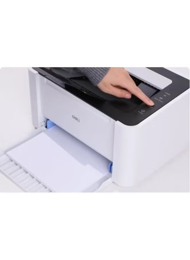 Deli Wireless Laser Printer , White - P1820W
