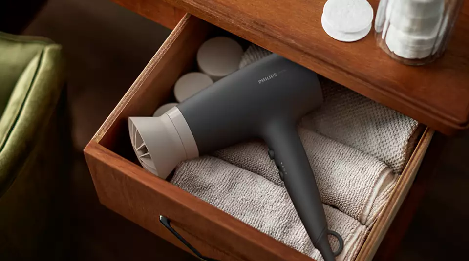 Philips Hair Dryer 2100 Watt , Black - BHD351-13