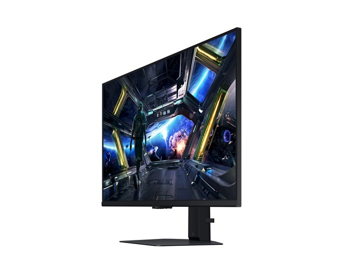 Samsung Odyssey G70D 32 Inch 4K UHD Flat Gaming Monitor , 144 Hertz 1 Millisecond , Black - LS32DG702EUXEN