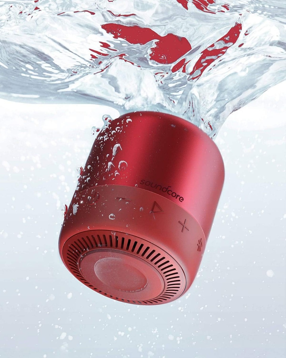 Anker Soundcore Mini 2 Portable Bluetooth Speaker , Red - A3107H91