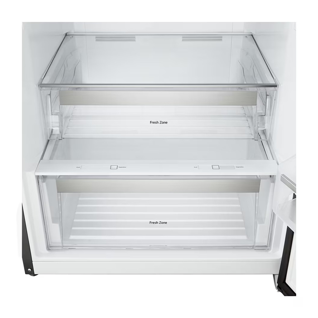 LG NoFrost Top Freezer Refrigerator , 450 Liter Inverter Motor , Black - GTF452SSAN