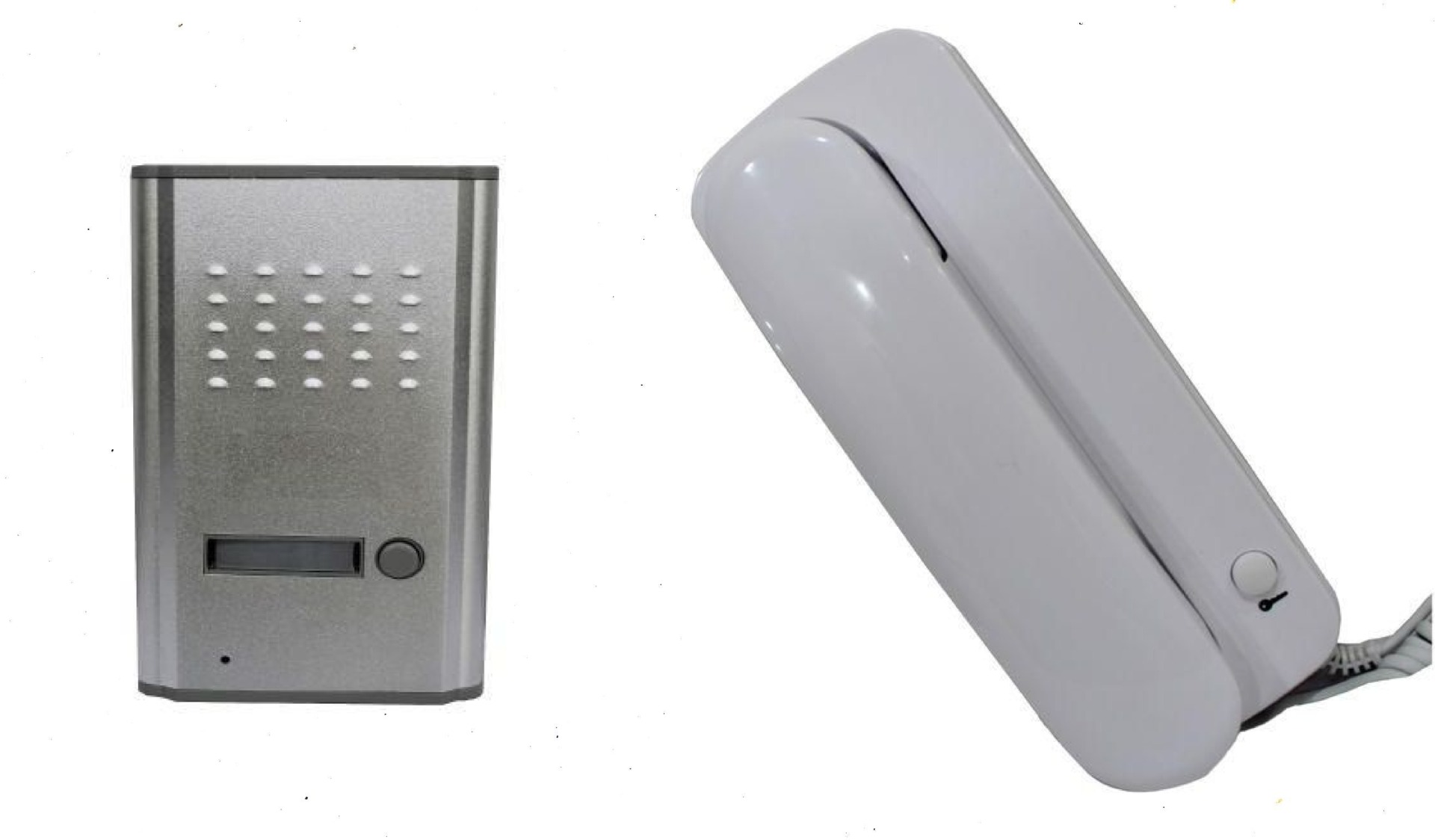 جرس باب انتركم ار ال ،ابيض ورمادي - RL-3207A