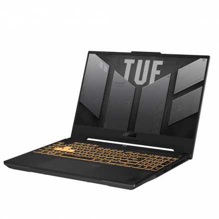 لاب توب اسوس TUF Gaming F15 2023 - FX507VI-LP066W ، معالج انتل كور i7-13620H 15.6 بوصة ، هارد 1 تيرا بايت SSD ، رام 16 جيجا بايت ، كارت شاشة انفيديا جي فورس RTX 4060 ،ويندوز 11 - رمادي جايجر