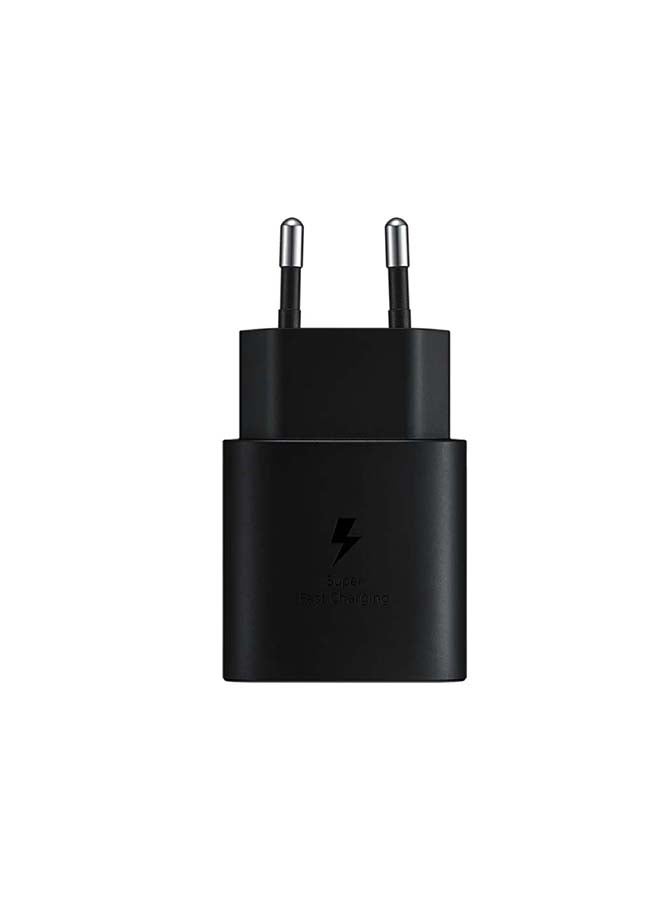 Samsung Wall Charger, USB-C port - EP-TA800NBEGGB with Samsung USB-C Charging Cable, 1 Meter, 5A, Black - EP-DN975BBEGWW, Black, 25 Watt